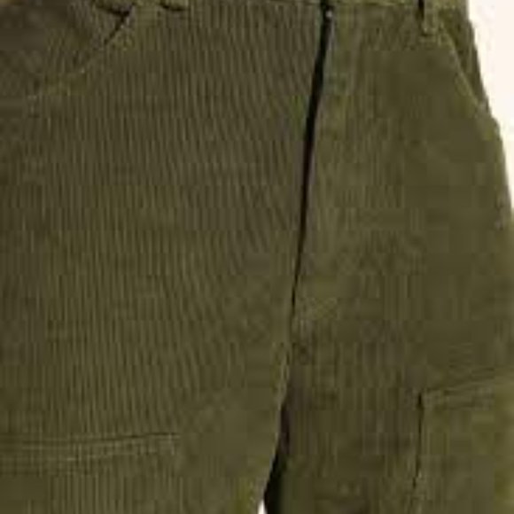 NWT L.F. Markey Trouser Corduroy Utility Pant in Green, UK Size 6/US Size 2 - Picture 8 of 9